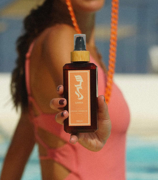 Organic tanning oil