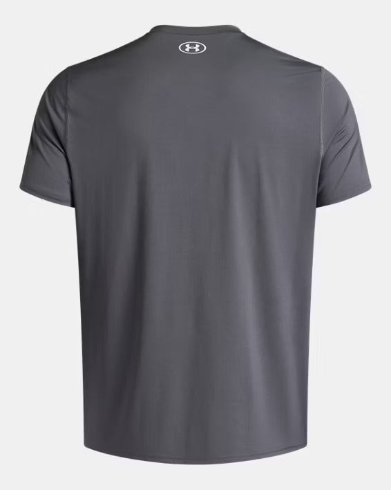 HeatGear® Fitted Men's Short Sleeve - Castlerock / White