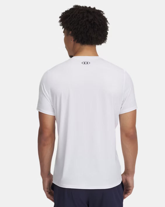 HeatGear® Fitted Men's Short Sleeve - White / Black