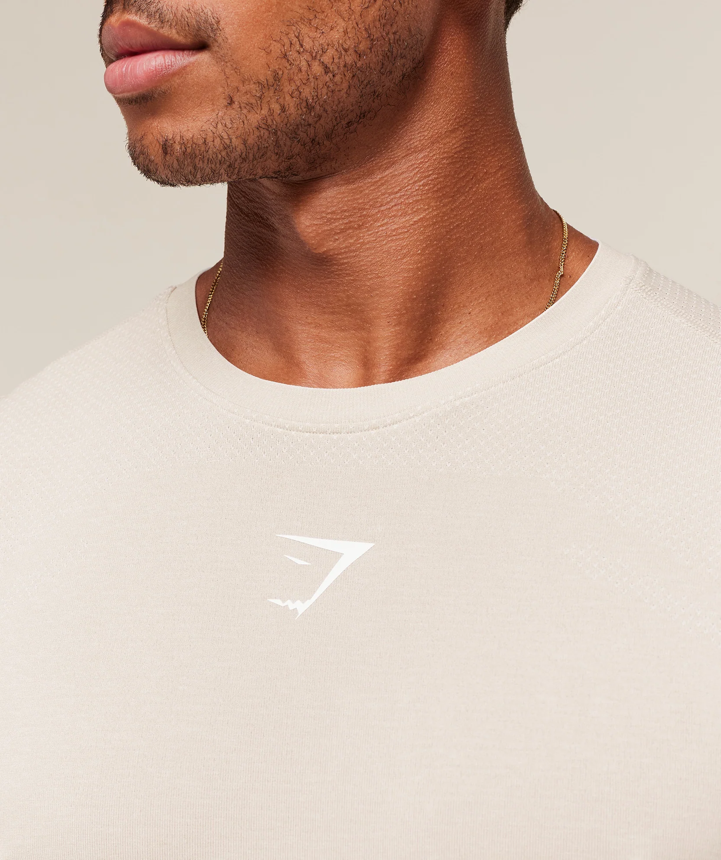 Lightweight Seamless Tank - Pebble Grey/White