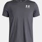 HeatGear® Fitted Men's Short Sleeve - Castlerock / White