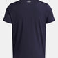 HeatGear® Fitted Men's Short Sleeve - Midnight Navy / White