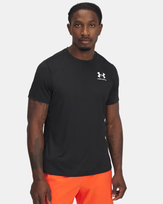 HeatGear® Fitted Men's Short Sleeve - Black/White