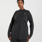 Vital Long Line Top - Black Marl