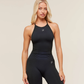 Sport Seamless Cropped Tank - Heavy Blue/Black