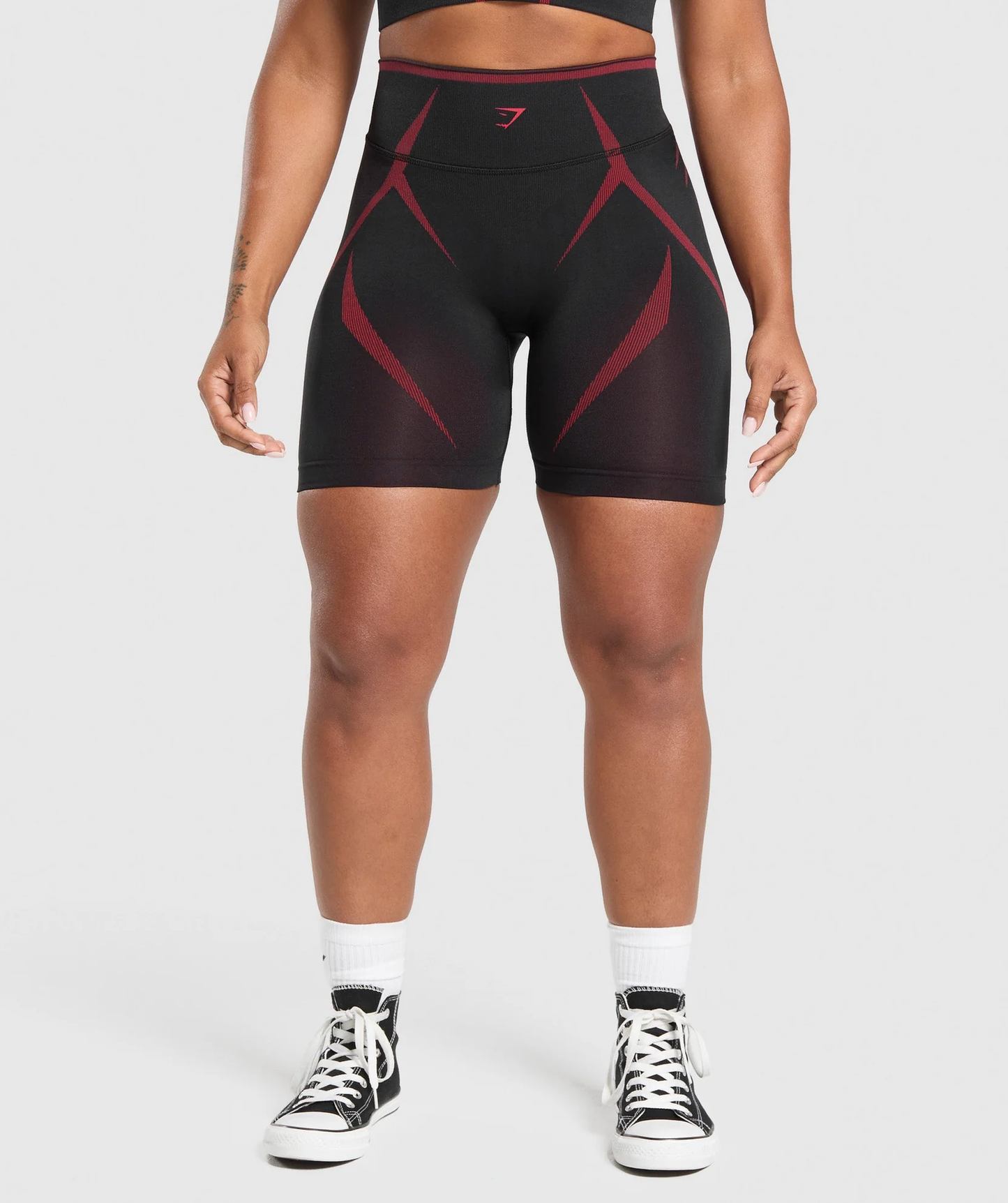 Apex Lift Seamless shorts - Black/Carmine Red