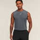 Lightweight Seamless Tank - Iron Blue/Dark Grey