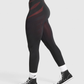 Apex Lift Seamless Leggings - Black/Carmine Red
