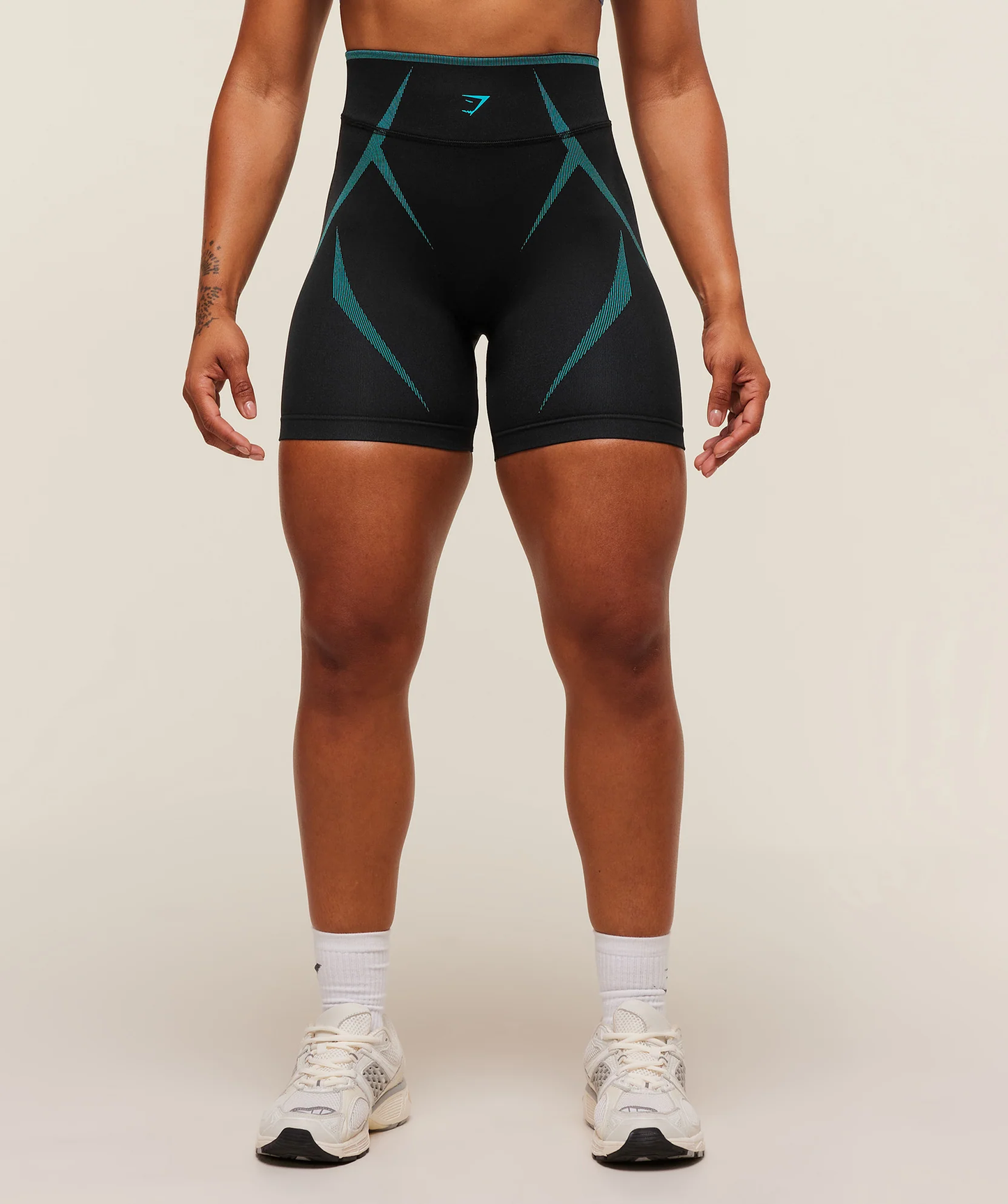 Apex Lift Seamless shorts - Black/Brand Blue