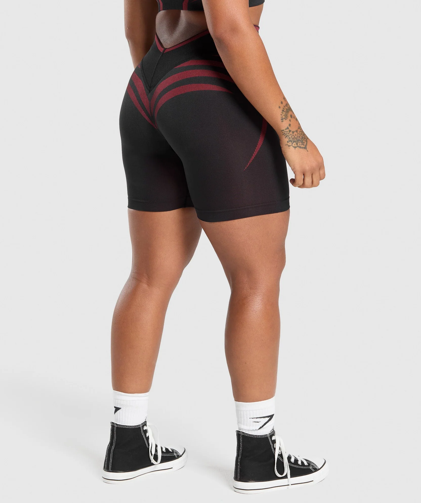 Apex Lift Seamless shorts - Black/Carmine Red