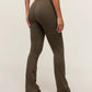 Vital Soft Flared Leggings - Espresso Marl