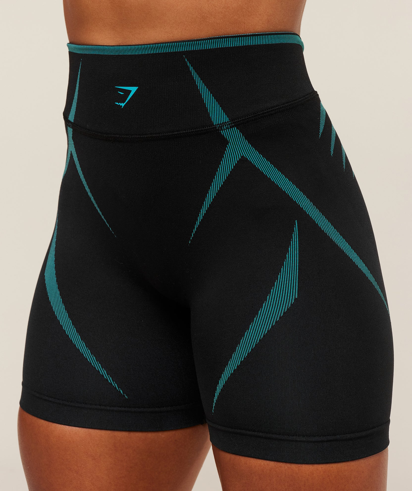 Apex Lift Seamless shorts - Black/Brand Blue