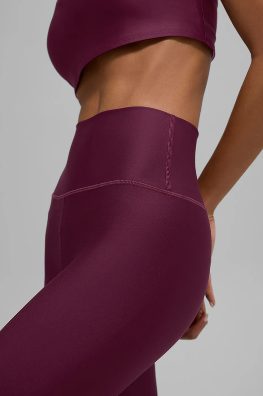 7/8 High-Airlift Legging - Burgundy
