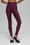 7/8 High-Airlift Legging - Burgundy