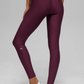 7/8 High-Airlift Legging - Burgundy