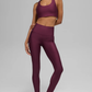 7/8 High-Airlift Legging - Burgundy