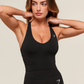 Vital Seamless Halter Neck Tank - Black
