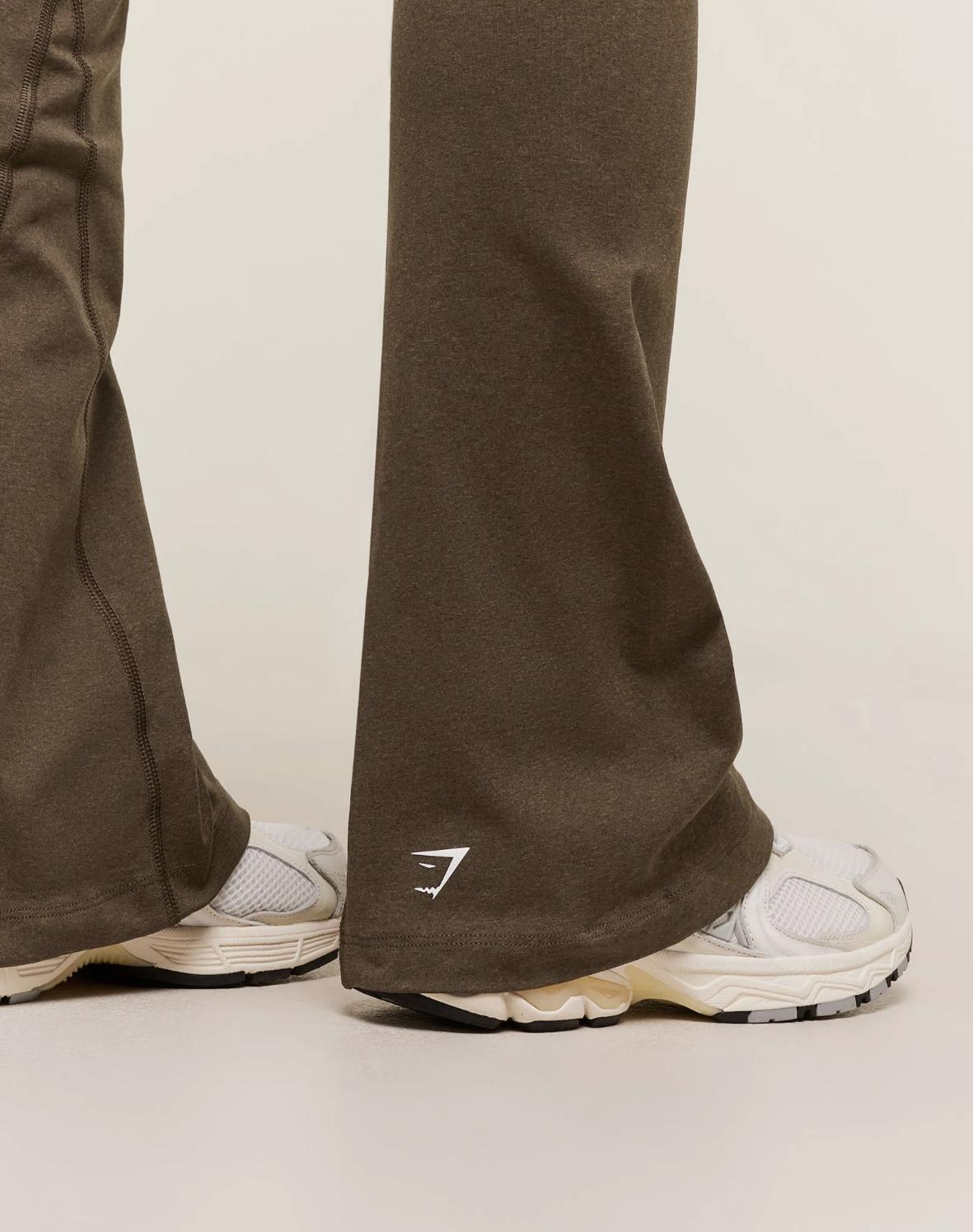 Vital Soft Flared Leggings - Espresso Marl
