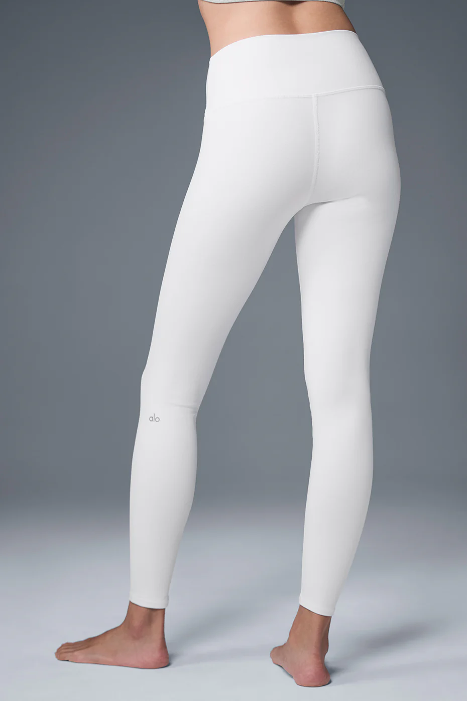 7/8 High-Airlift Legging - White