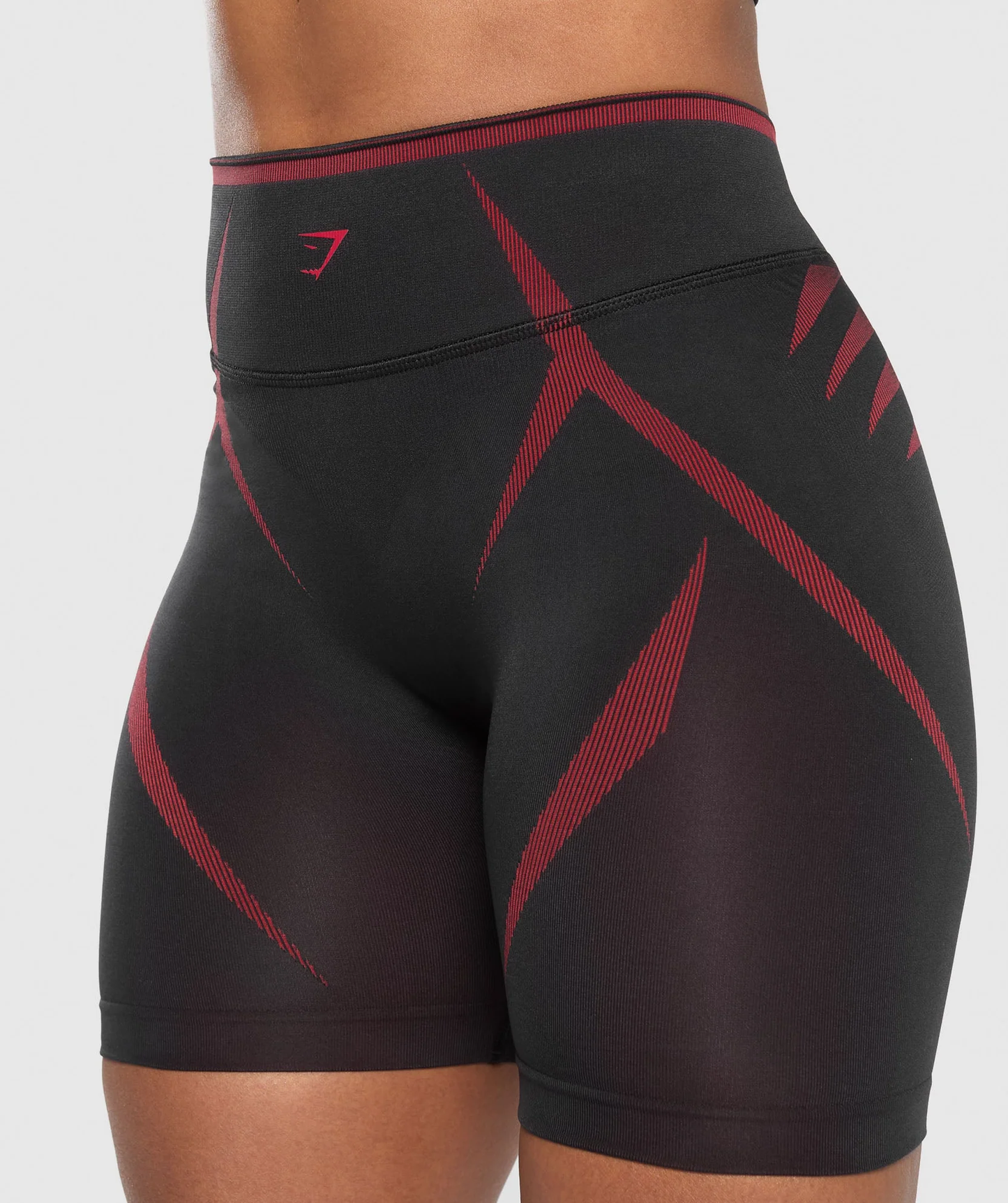 Apex Lift Seamless shorts - Black/Carmine Red