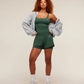 Vital 2 in 1 Running Shorts - Obsidian Green / Marl