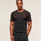 Apex Seamless T-Shirt - Black & Carnine Red