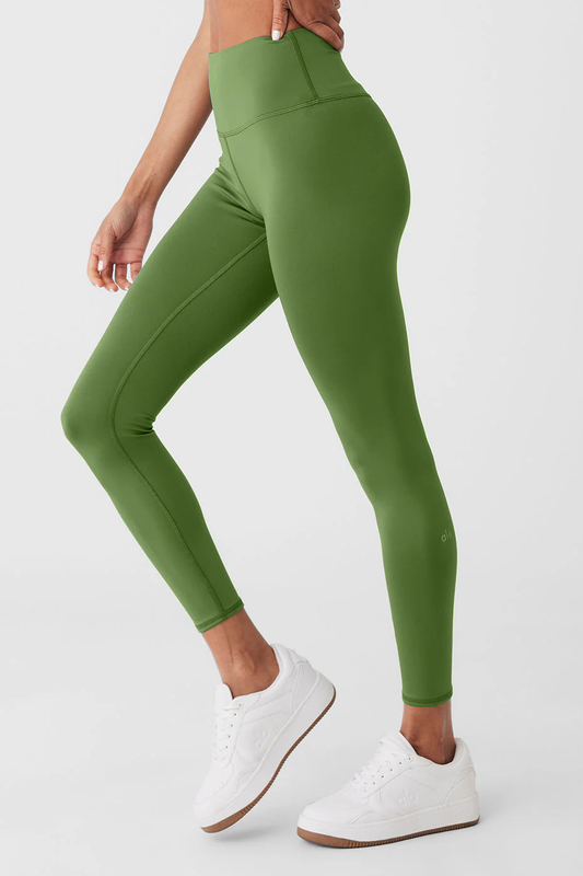7/8 High-Airlift Legging - Olive Green