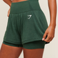 Vital 2 in 1 Running Shorts - Obsidian Green / Marl