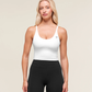 Training Cami Tank With Shelf - White