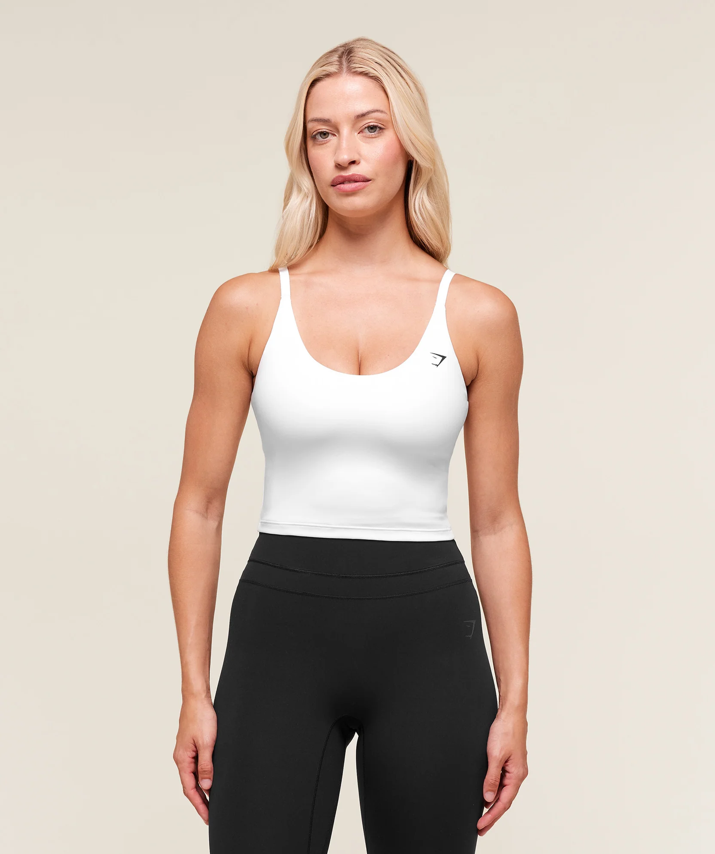 Training Cami Tank With Shelf - White