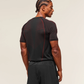 Apex Seamless T-Shirt - Black & Carnine Red