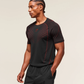 Apex Seamless T-Shirt - Black & Carnine Red