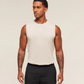Lightweight Seamless Tank - Pebble Grey/White