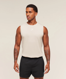 Lightweight Seamless Tank - Pebble Grey/White