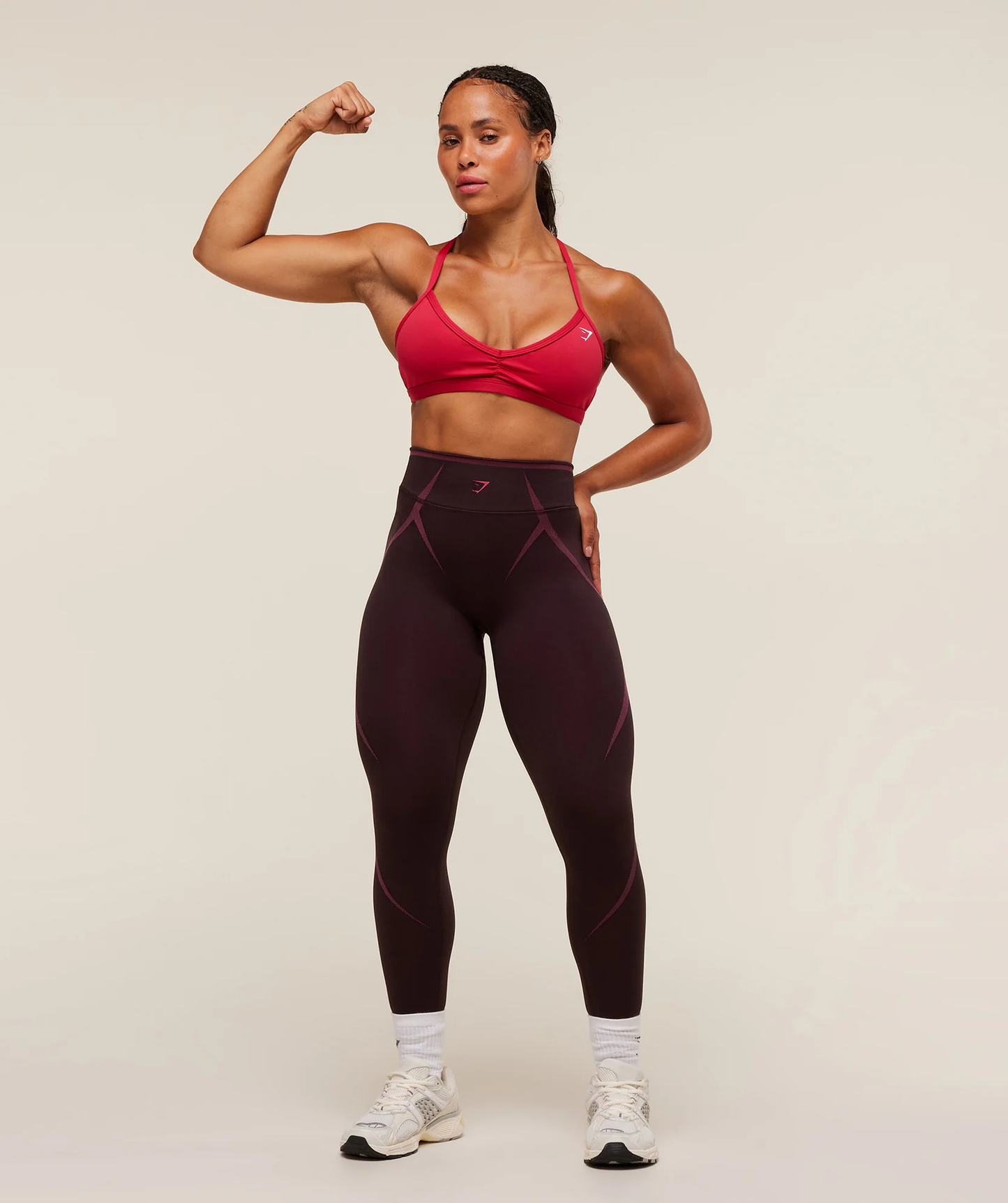 Apex Lift Seamless Leggings - Cherry Purple/Build Pink