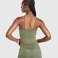 Training Cami Tank With Shelf - Core Olive