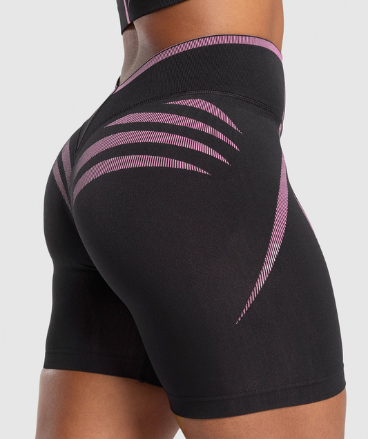 Apex Lift Seamless shorts - Darkest Purple/Sour Pink