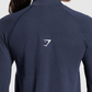 Vital Long Line Top - Heavy Blue Marl
