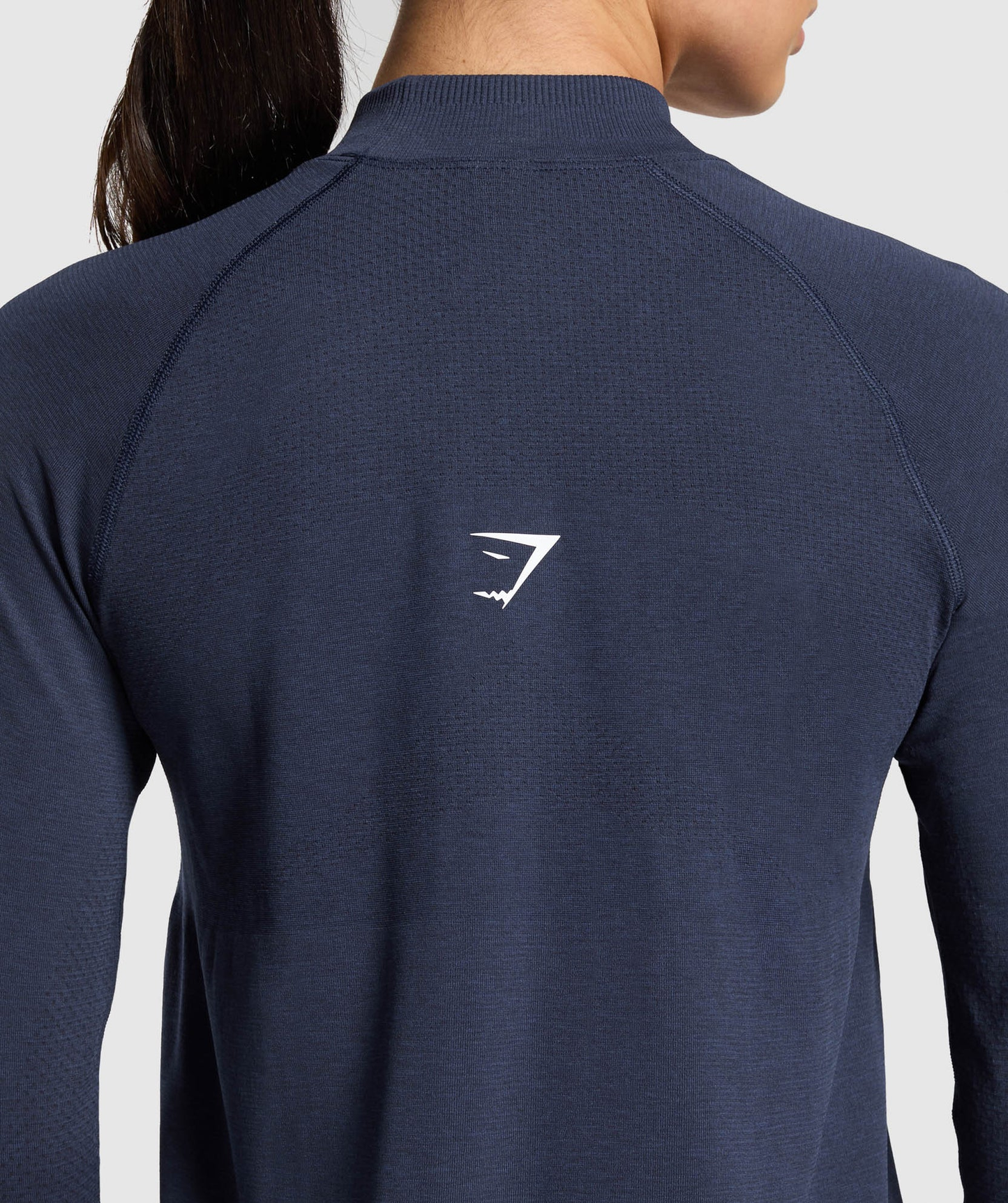Vital Long Line Top - Heavy Blue Marl